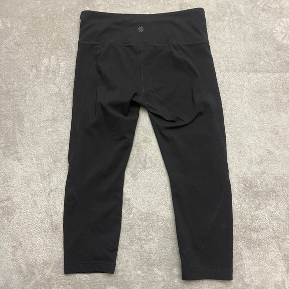 Athleta Black Capri Length Leggings - Size Medium - Picture 7 of 10